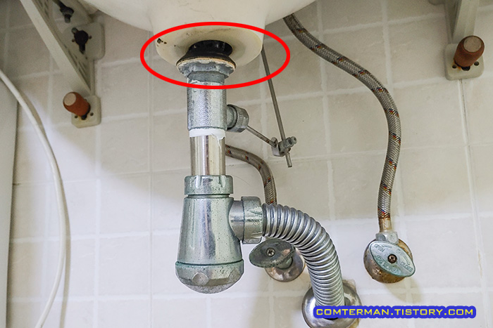 세면대 팝업 파손