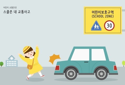 어린이 보호구역 제한속도 시속 30Km vs 40Km, 무엇이 다른가? 관련 사진