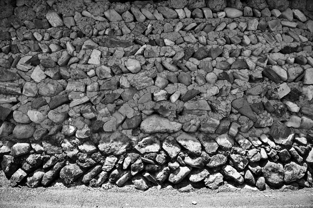 여항면 외암리 흙벽