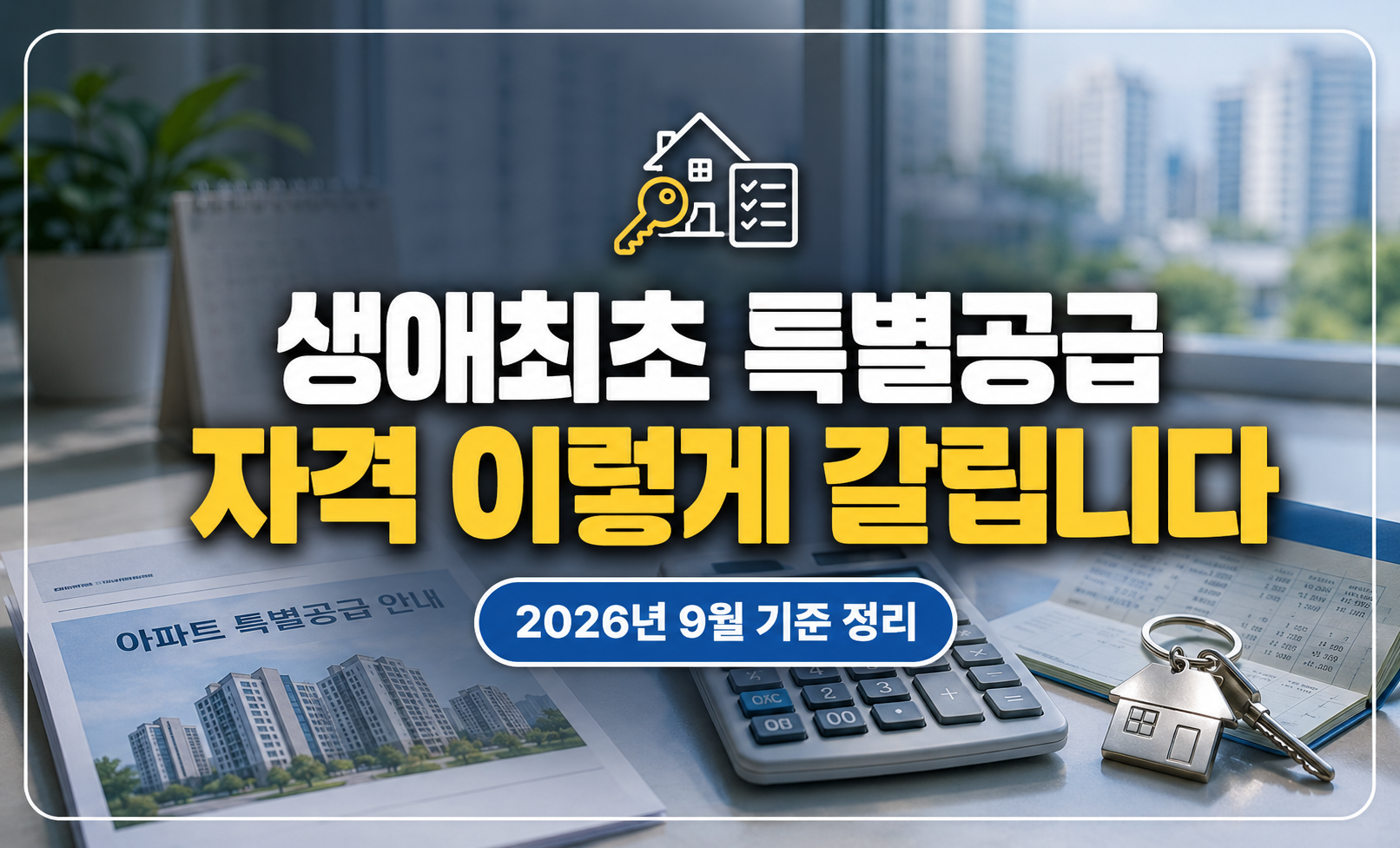 생애최초 특별공급 대표 썸네일
