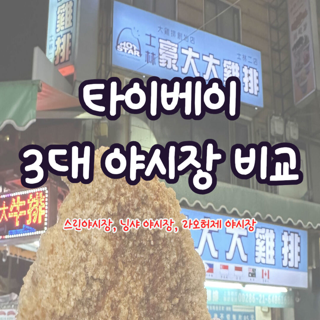 타이베이-3개-야시장-추천