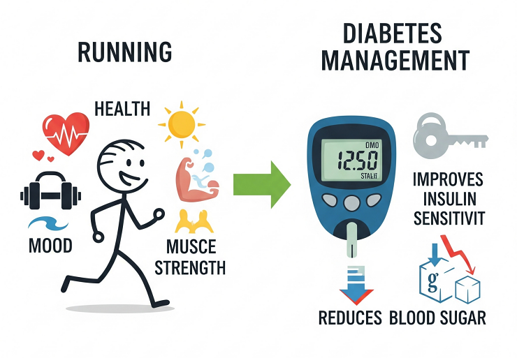당뇨 운동 전후 혈당