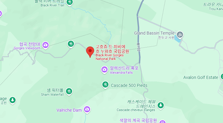 모리셔스 신혼여행 가이드 블랙 리버 캐니언 위치