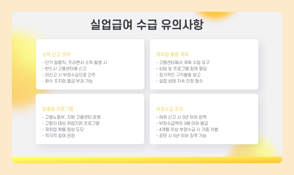 60세 이상 고령자 실업급여 조건과 수급 절차 총정리