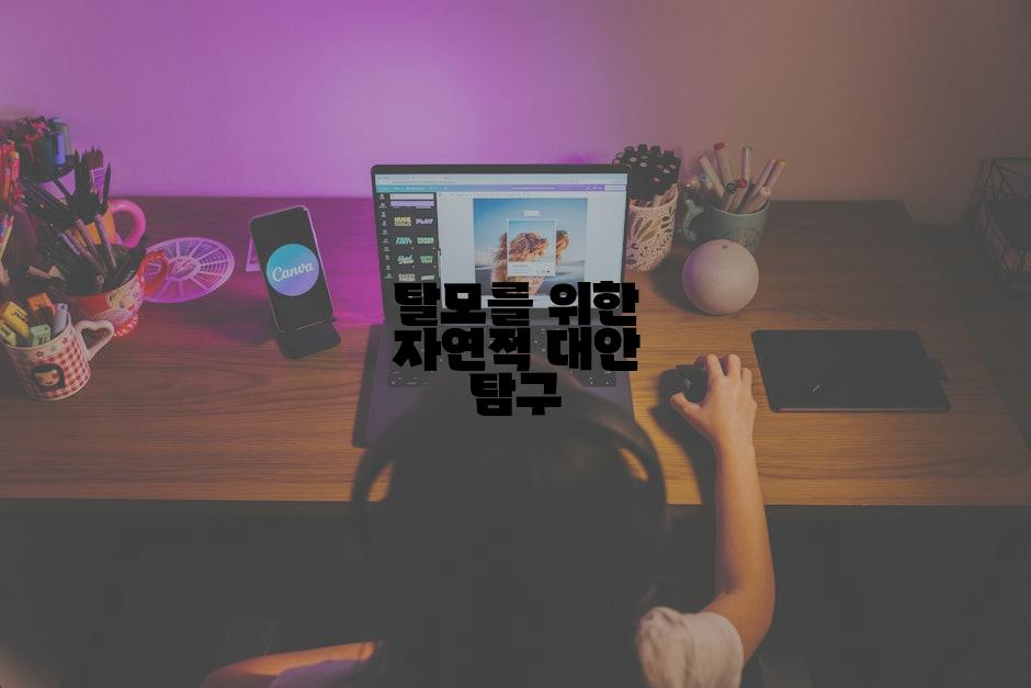 탈모를 위한 자연적 대안 탐구