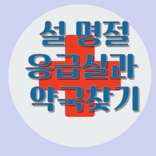 설명절 약국찾기