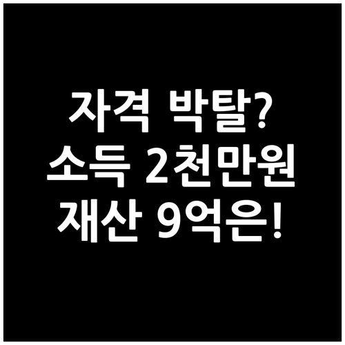 피부양자 자격 박탈 소득 2천만원 재..