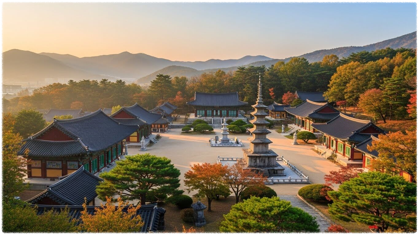 보원사지 장경각의 상상도