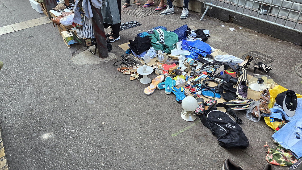 마르세유 길바닥 시장