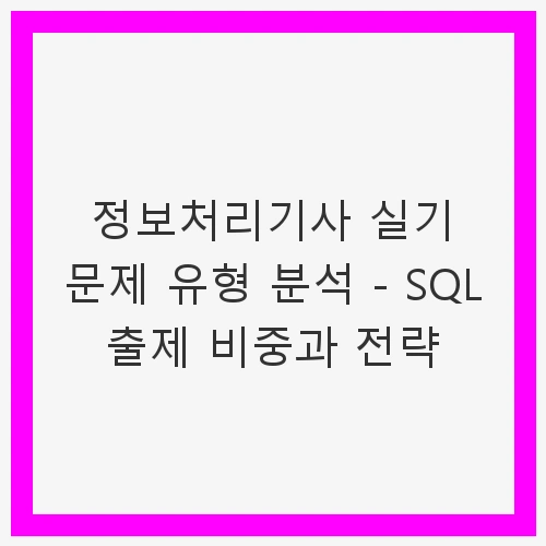 정보처리기사 실기 시험 개요