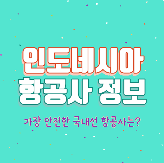 인도네시아 항공사 정보 썸네일 사진