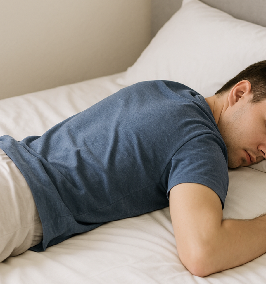 엎드려 자거나 다리를 꼬고 앉는 시간이 길면, 특정 근육이 눌려 혈류 흐름이 나빠져요.