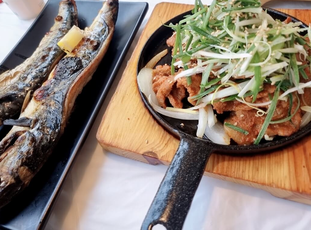 고등어구이와 불고기