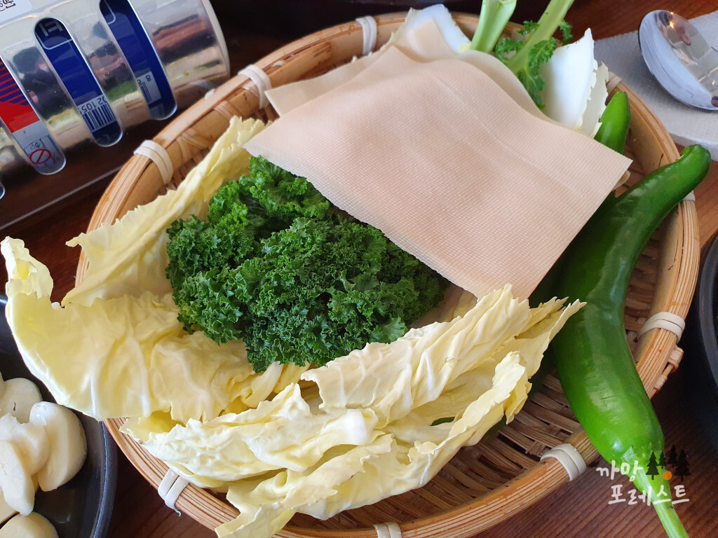 청계산 리숨두부 두부보쌈