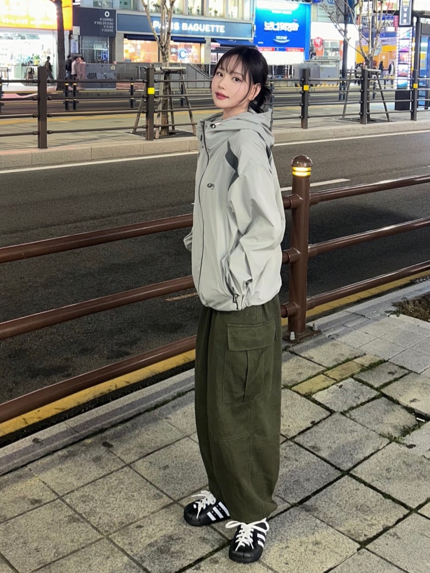 기온별 옷차림 정리 여자 바람막이