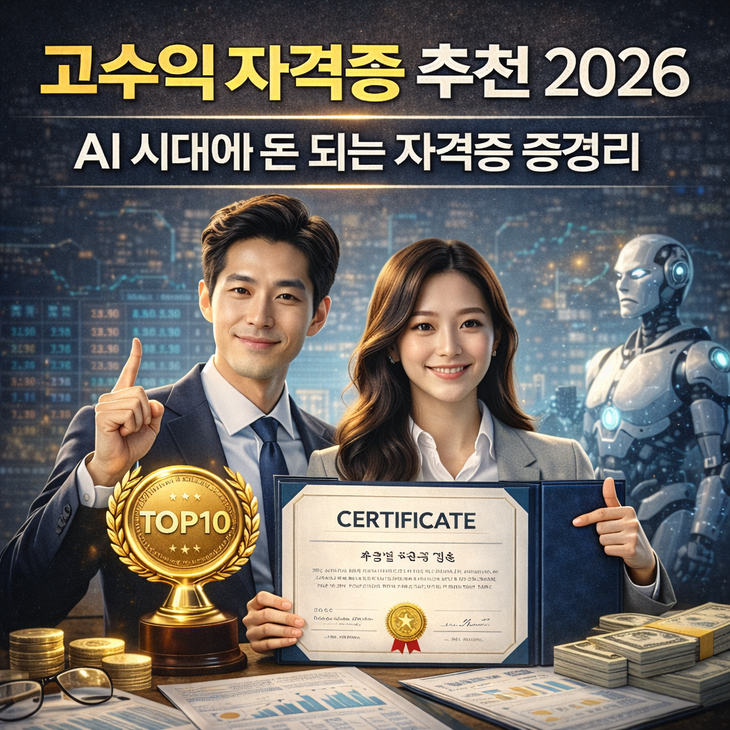 고수익 자격증 추천 2026, AI 시대에 돈 되는 자격증 총정리