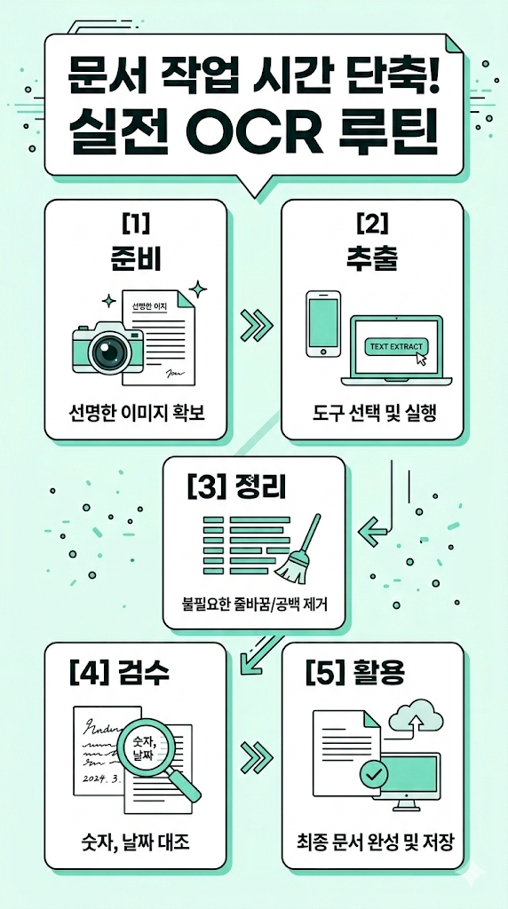 문서 작업 시간을 줄이는 실전 루틴