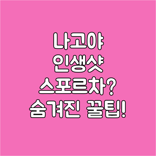 나고야 여행 인생샷 숨겨진 포토존 스..