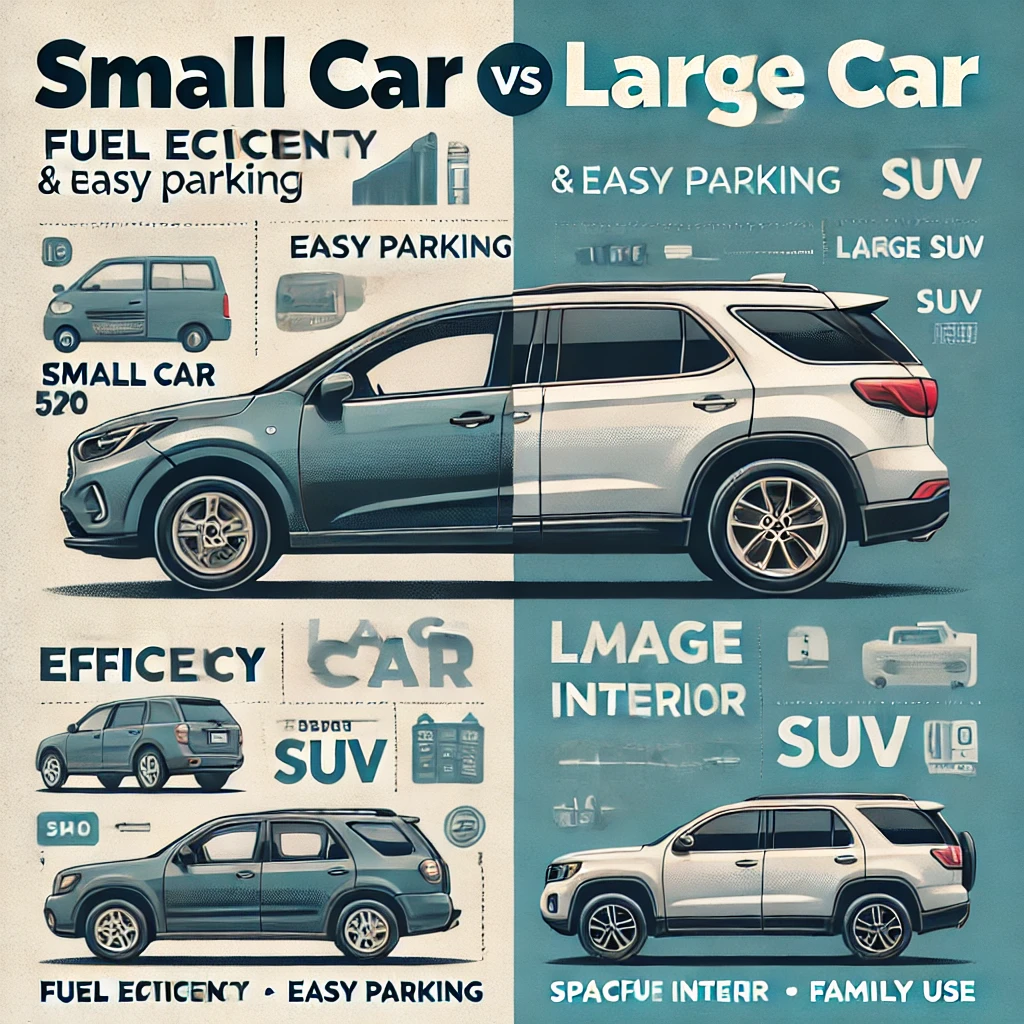 소형차 vs 대형차, 어떤 선택이 나을까?