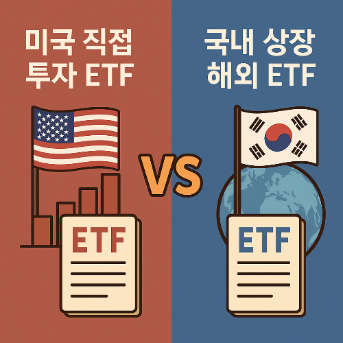 미국 직접투자 ETF vs 국내 상장 해외 ETF, 당신의 투자 성향에 맞는 최적의 선택법