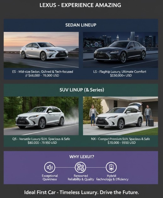 수입차 브랜드별 대표 모델 완벽 정리 (렉서스 편) 이미지