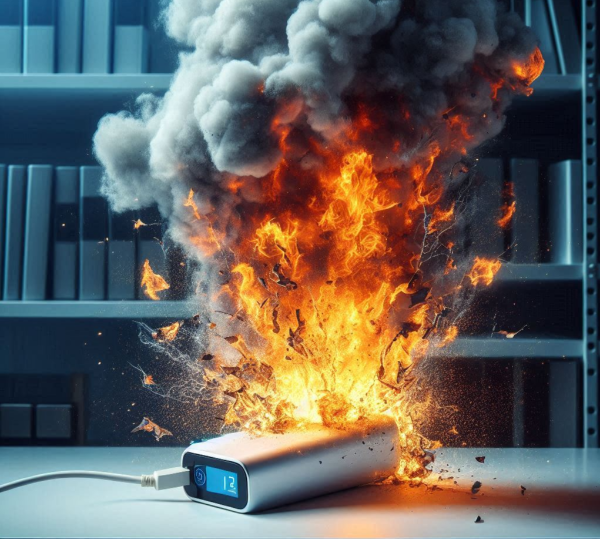 보조 배터리 열 폭주 화재