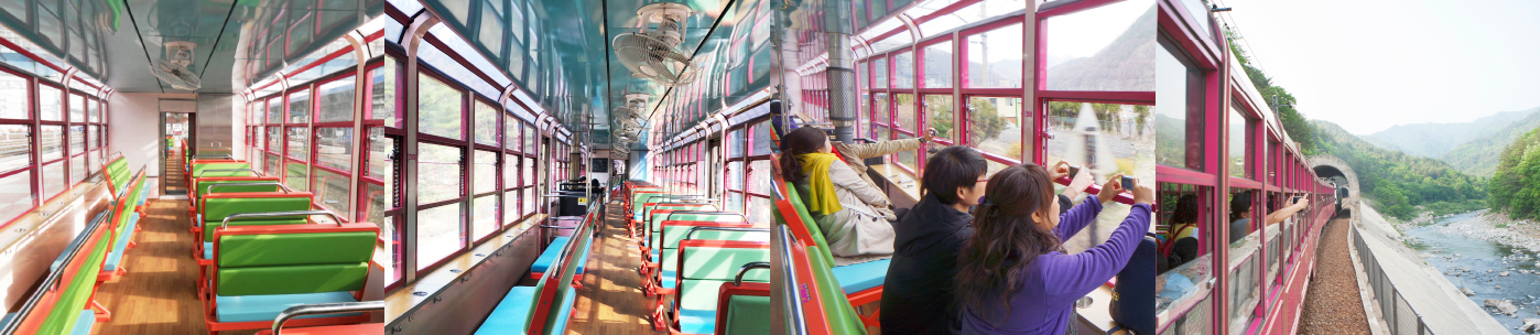 코레일 백두대간협곡열차 사진입니다.