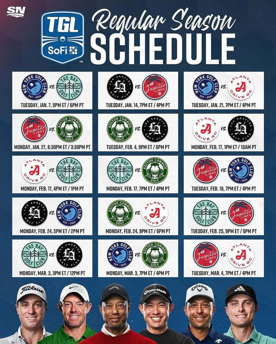 타이거 우즈 TGL