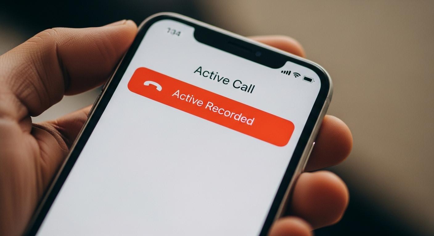 아이폰 통화녹음 고지 없애는법