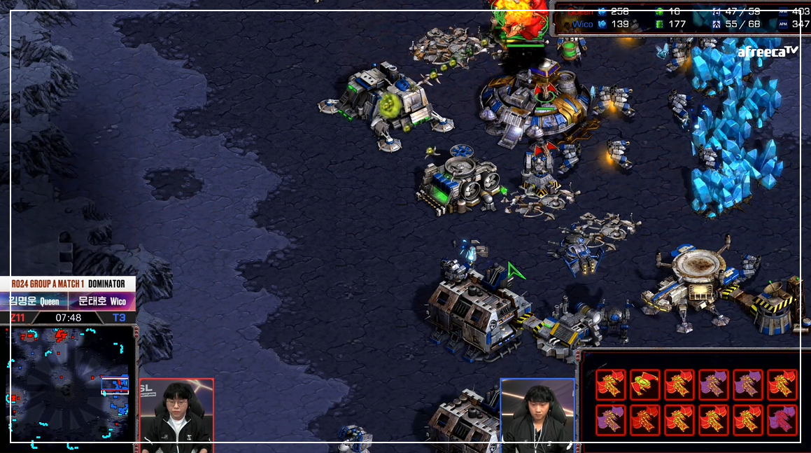 SSL 24강 1경기 뮤탈 견제