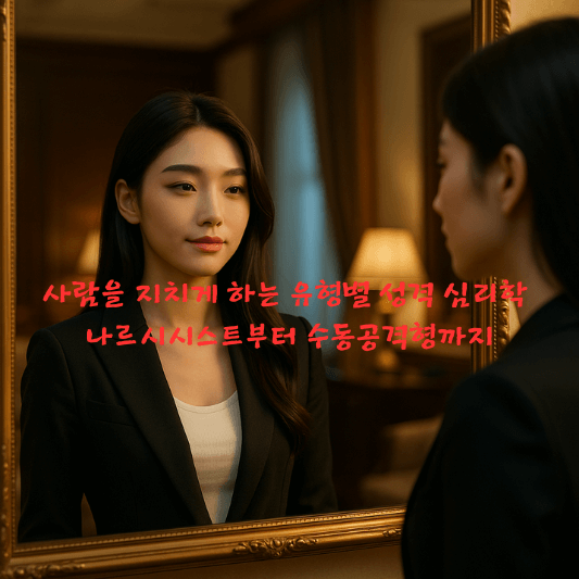 성격심리, 인간관계, 나르시시스트, 수동공격형, 피해자코스프레, 감정기복, 에너지뱀파이어, 심리학, 피로한관계, 성격유형