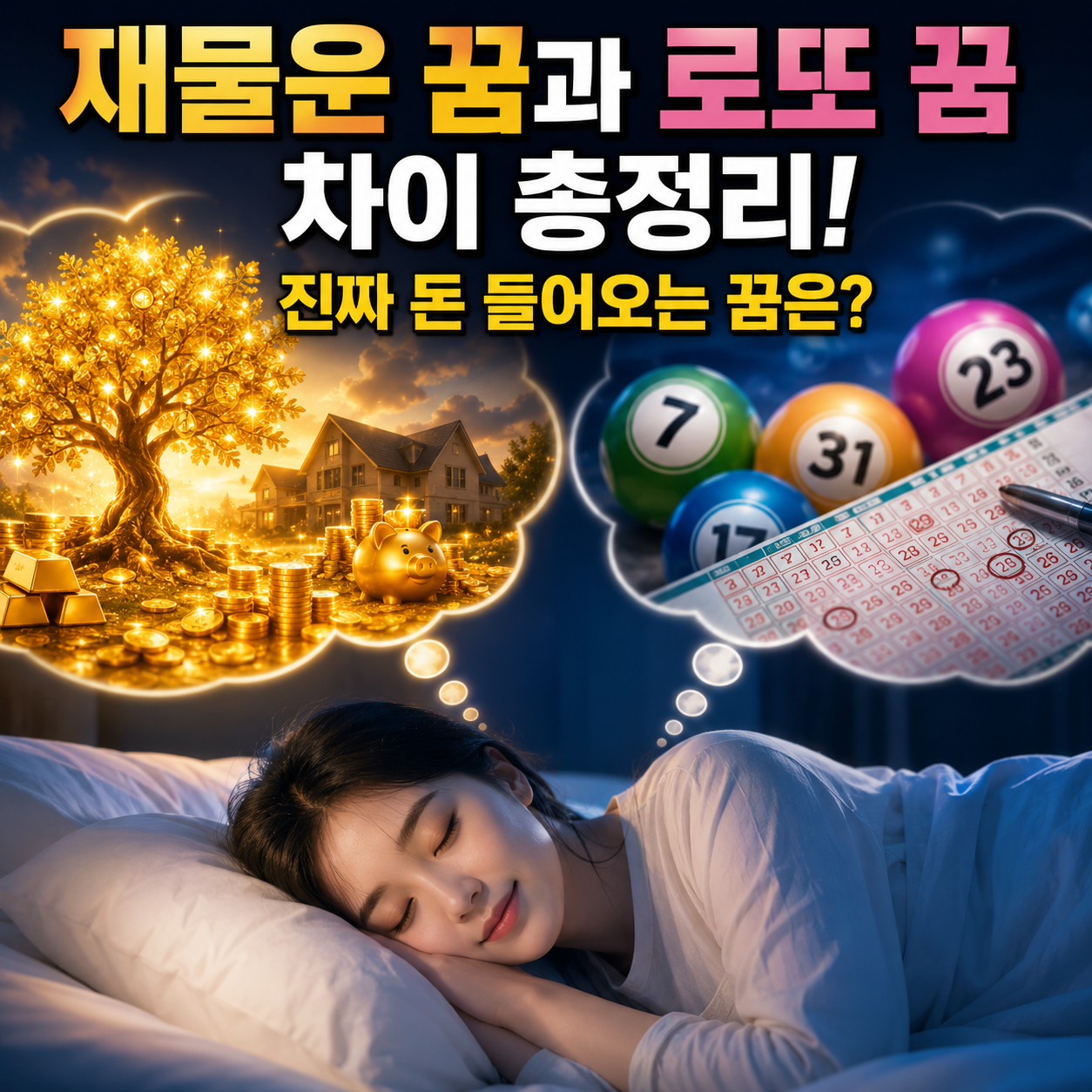 재물운 꿈과 로또 꿈