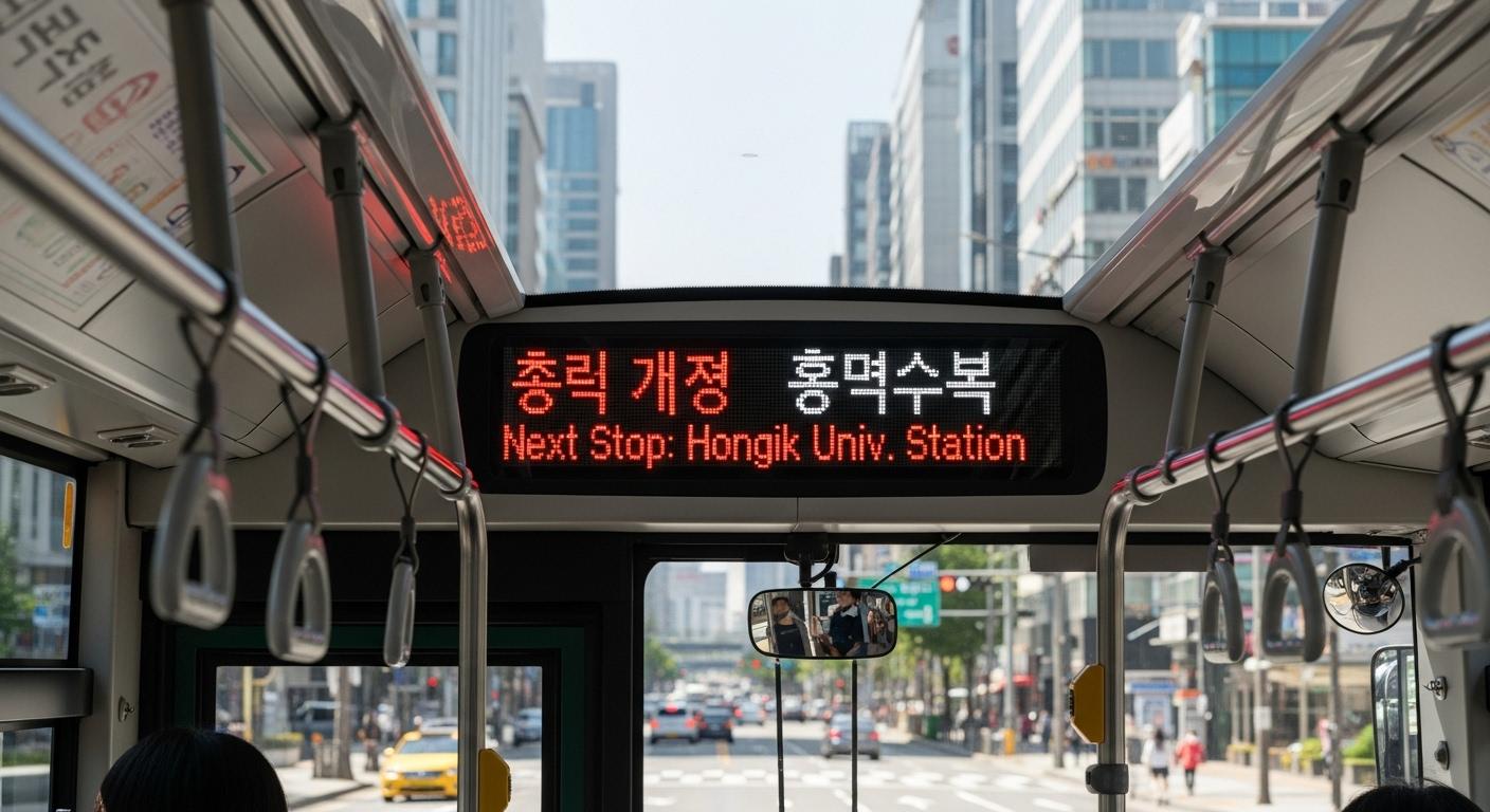 서울 시내버스 예고