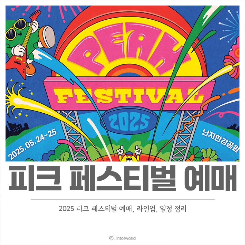 2025-피크-페스티벌-예매-라인업-일정-난지한강공원