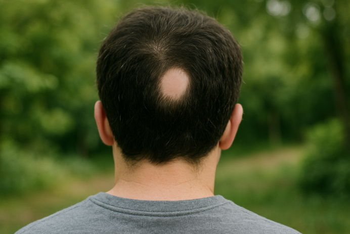 원형 탈모 사진