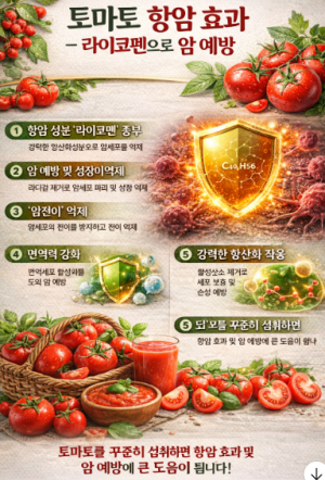 토마토 항암 효과 - 라이코펜