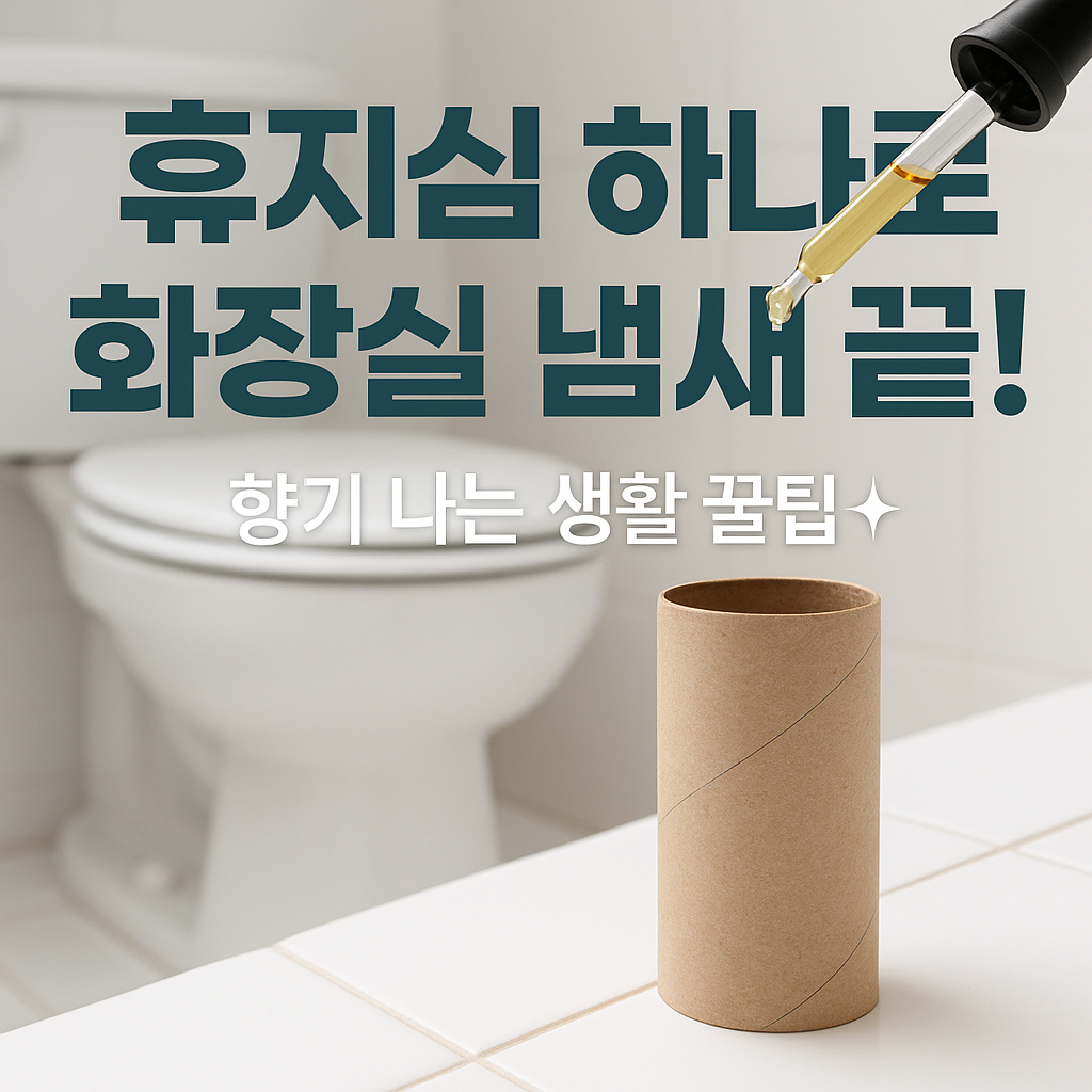 휴지심 하나로 상쾌한 공간 만들기