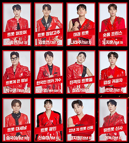 현역가왕2 출연진