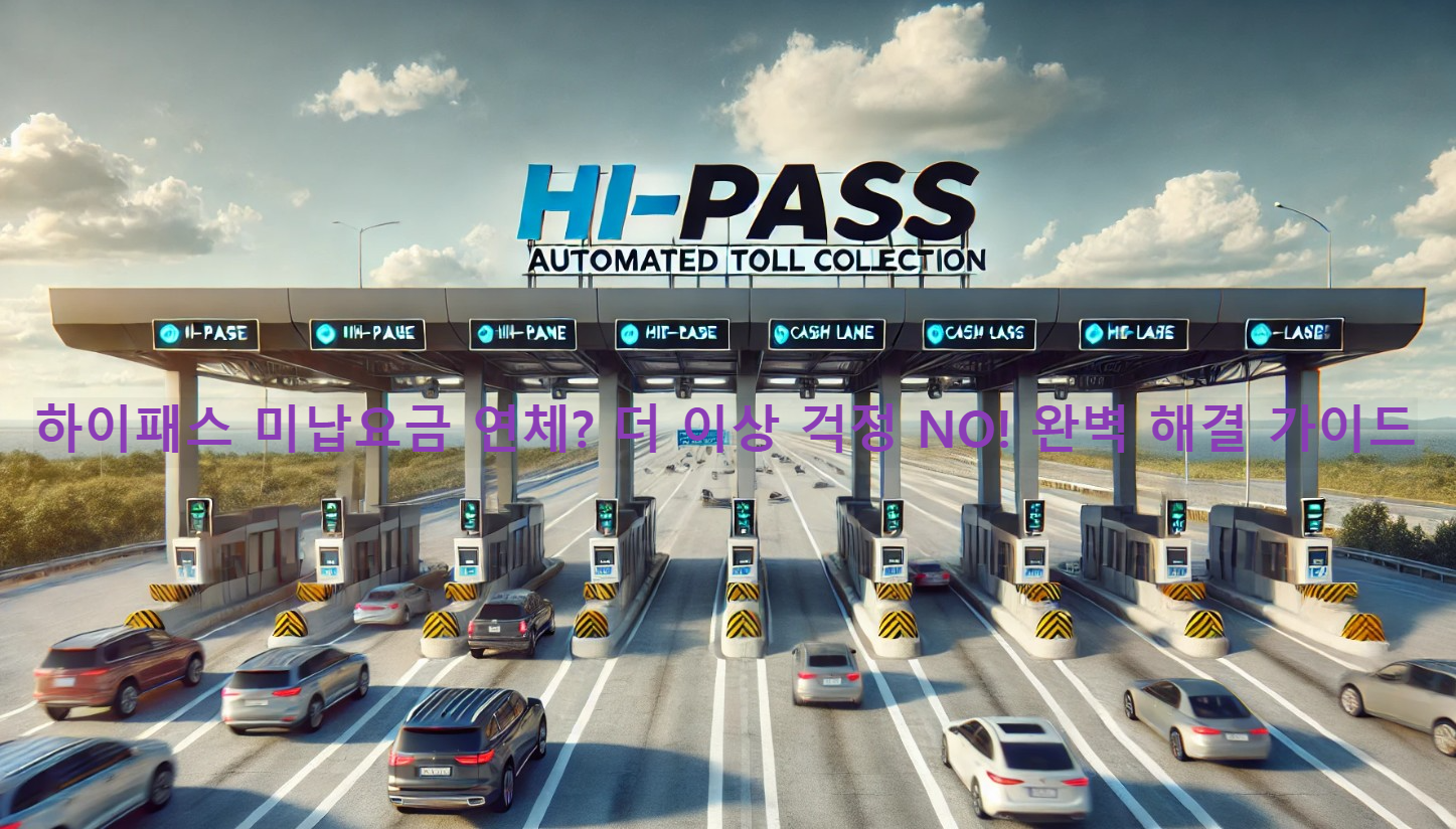하이패스 미납요금 연체? 더 이상 걱정 NO! 완벽 해결 가이드