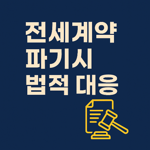 전세계약 파기 시 법적 대응 방법