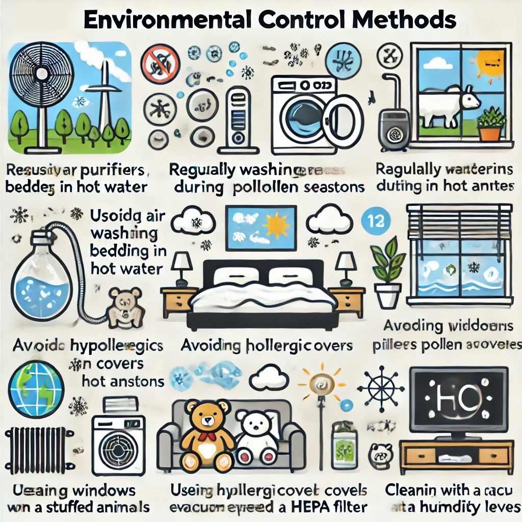 알레르기 비염 완화에 좋은 환경 관리법