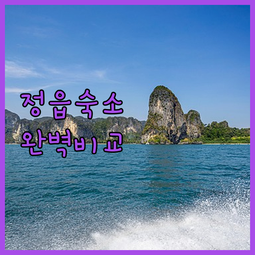 내장산 근처 정읍 숙소 비교 분석 사..