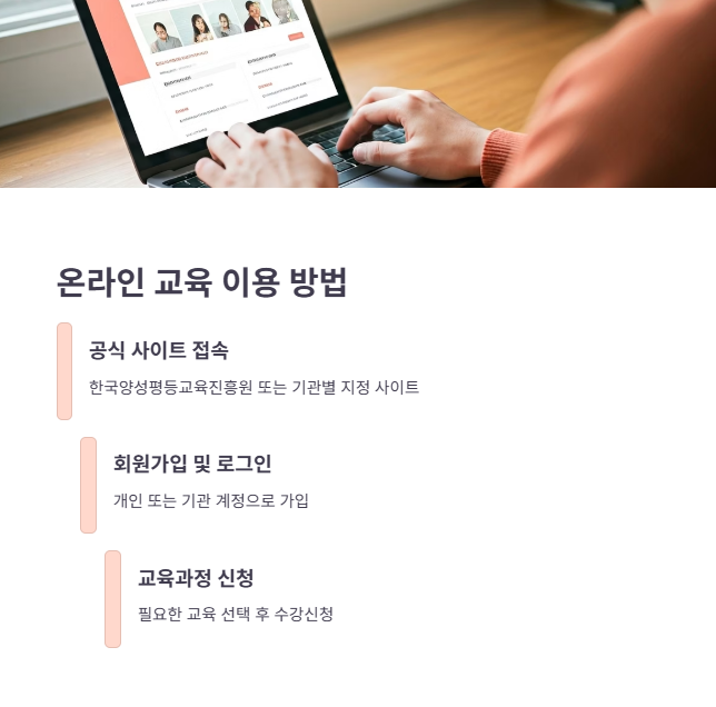 온라인 교육 및 시험 안내