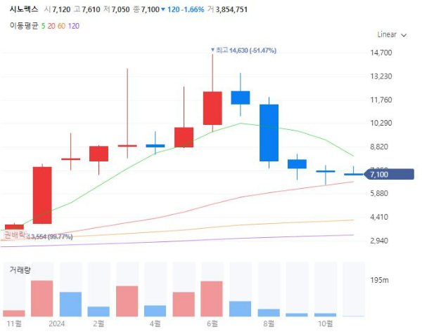 해수전지관련주대장주수혜주TOP5_시노펙스
