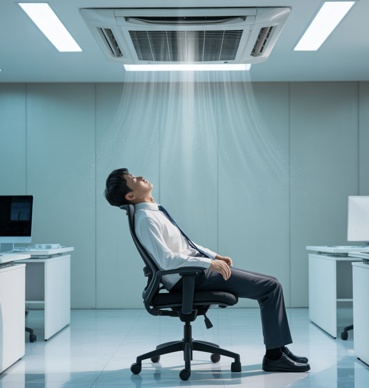 찬 바람, 직접 맞지 마세요