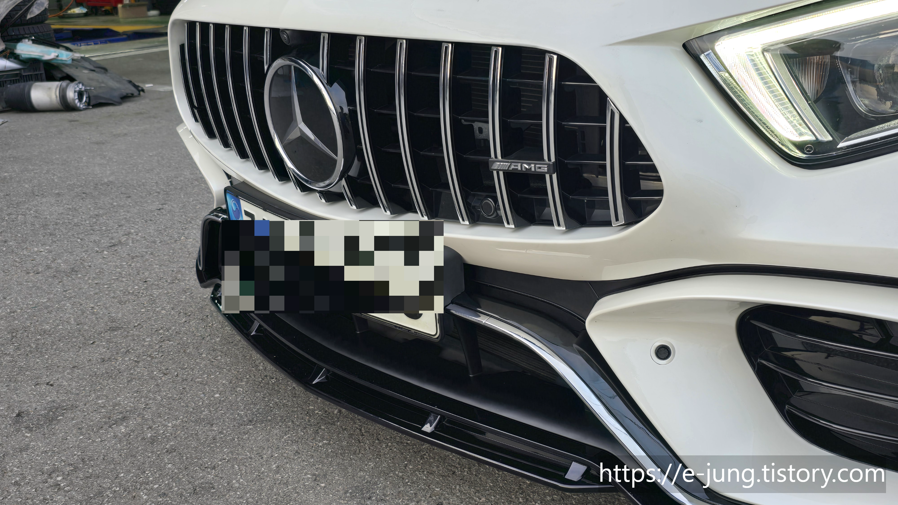 CLS53 AMG → 63AMG 프론트 범퍼 장착