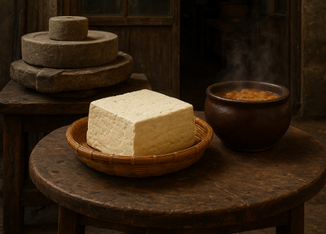 골목 어귀를 채우는 고소한 두부 냄새