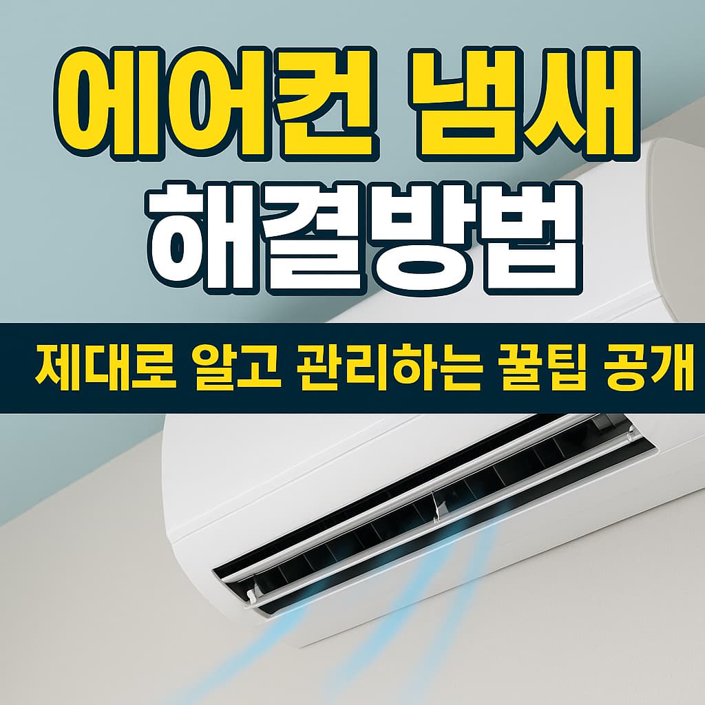 에어컨 냄새 해결방법