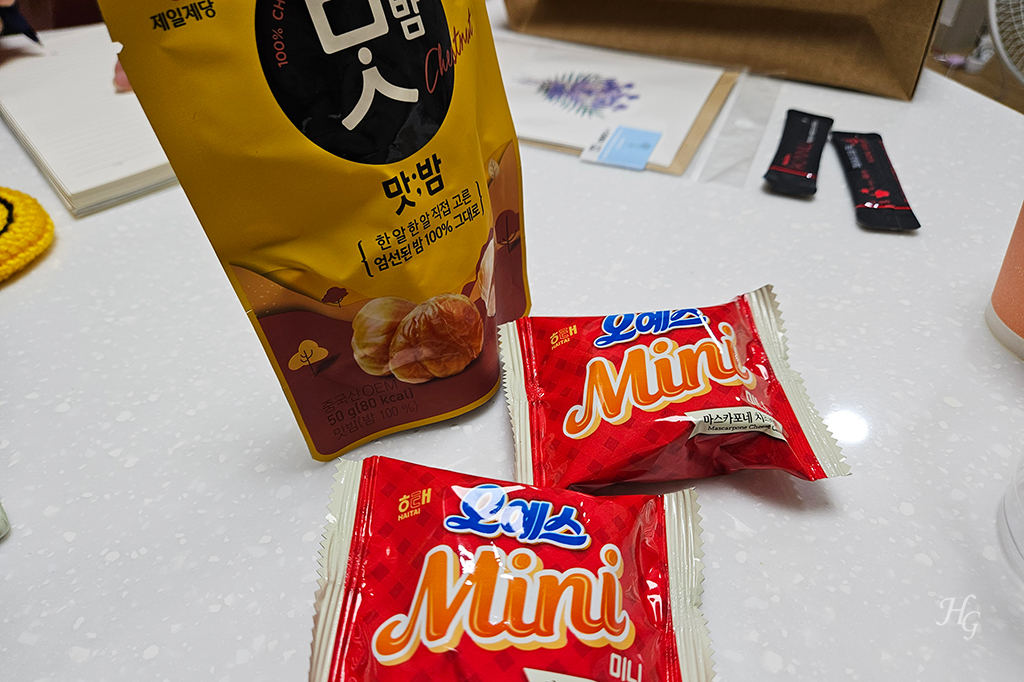 야식 맛밤 오예스