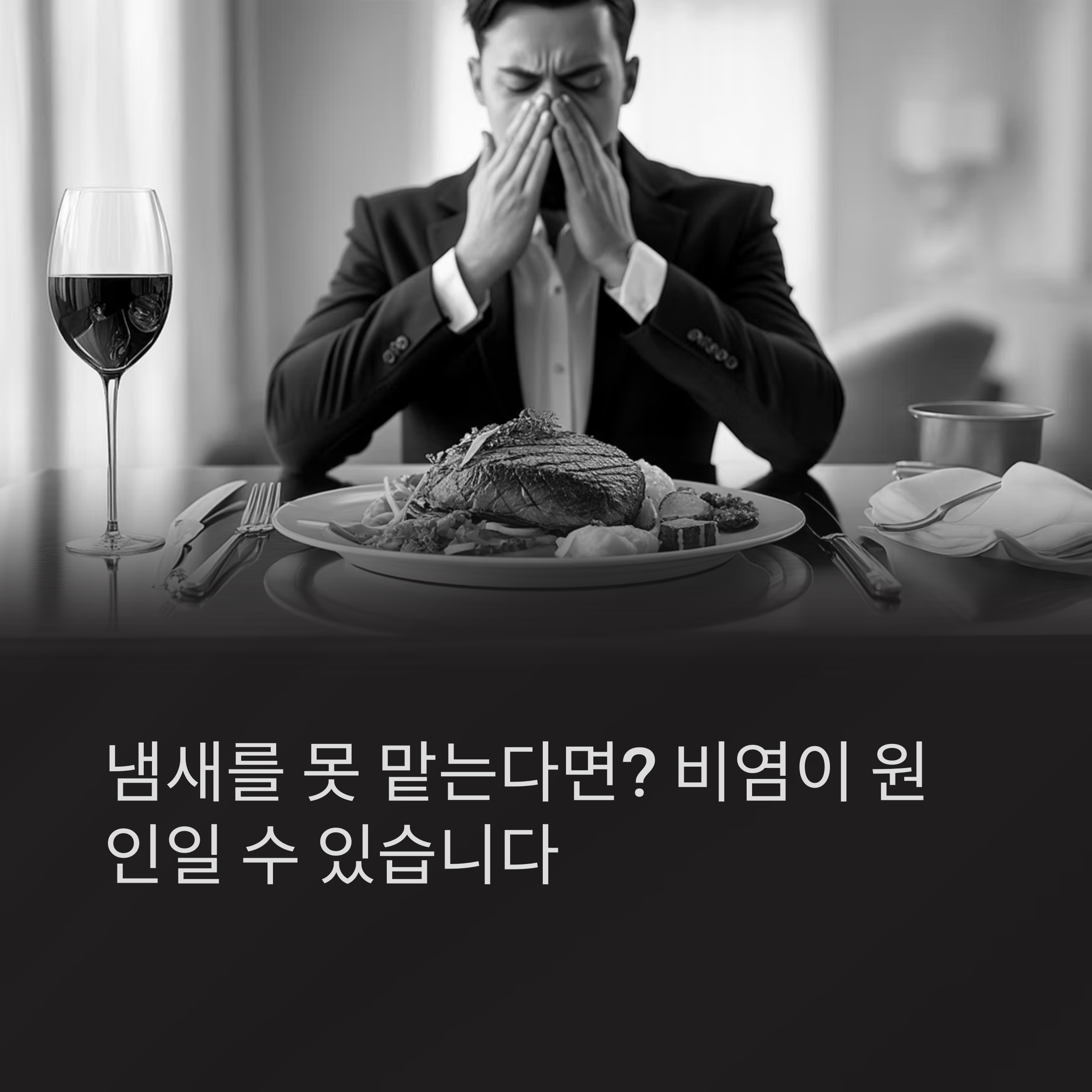 비염이 원인일 수 있는 후각 저하의 진실